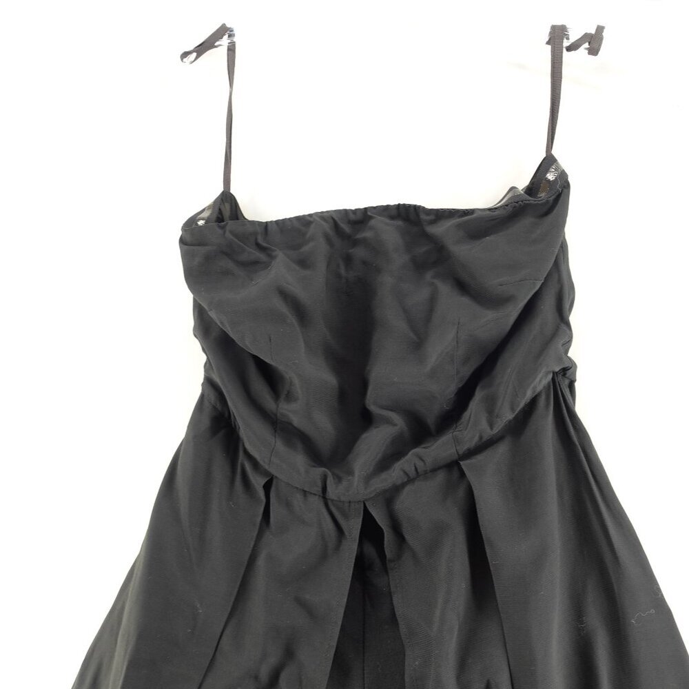 Avec Les Filles Skirt Over Pants Jumpsuit Strapless in Black Women's size 2 NWT - Picture 5 of 12